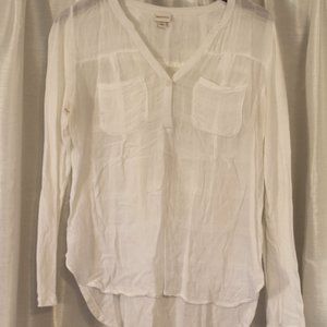 Merona White Long Sleeve